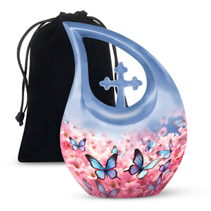 Butterfly Large Urn 10 Inch