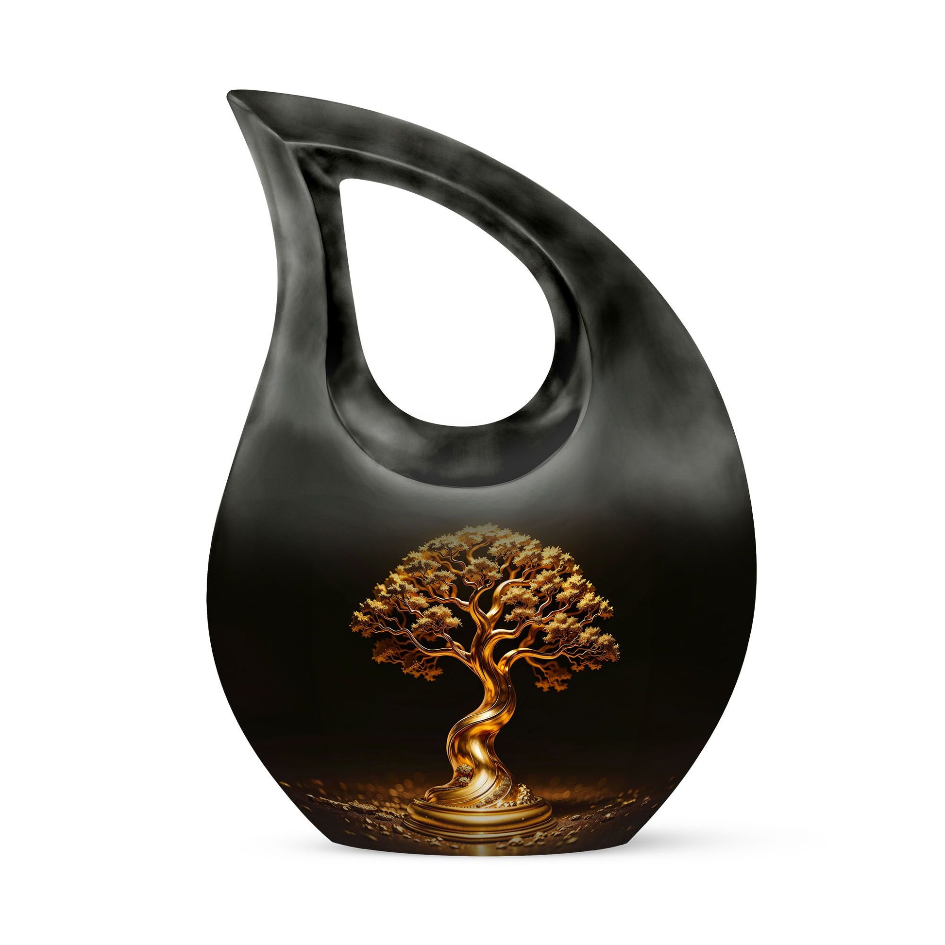 Golden Tree  Small Urn 3 Inch