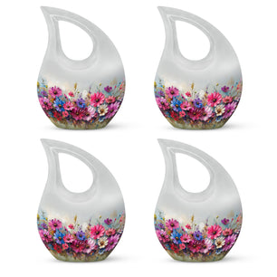 Flower  Small Urn Set of 4 Combo