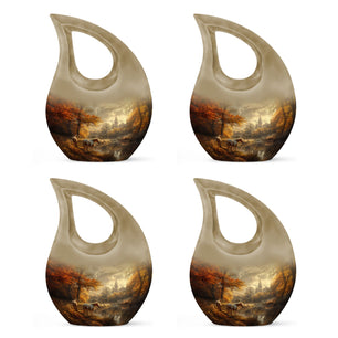 Horse  Small Urn Set of 4 Combo