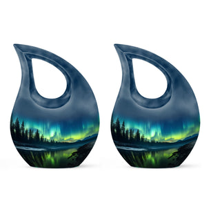 Northen lights  Small Urn Set of 2 Combo