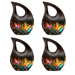 Butterfly  Small Urn Set of 4 Combo