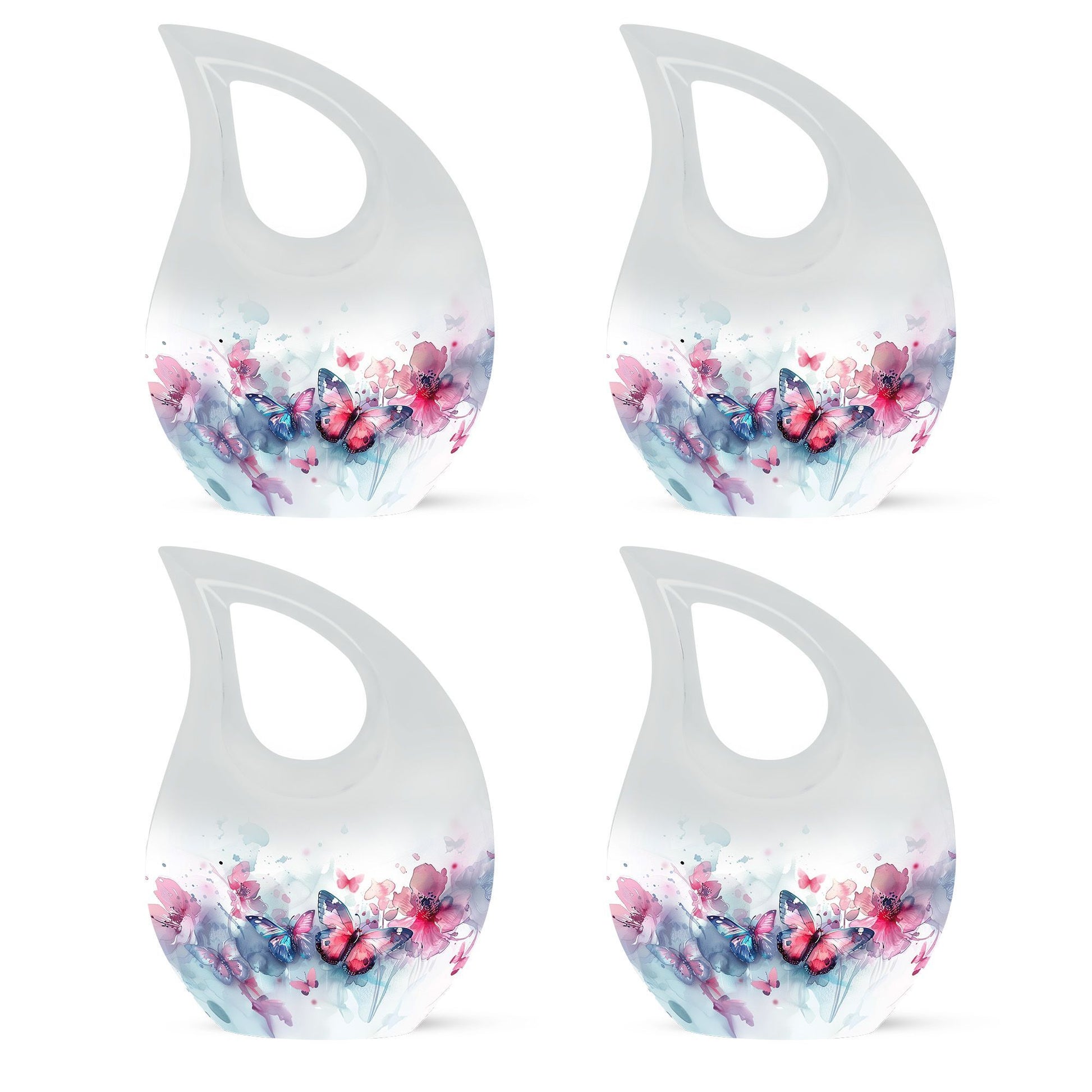 Butterfly  Small Urn Set of 4 Combo