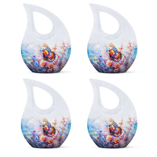 Butterfly  Small Urn Set of 4 Combo