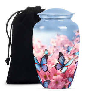 Butterfly Large Urn 10 Inch