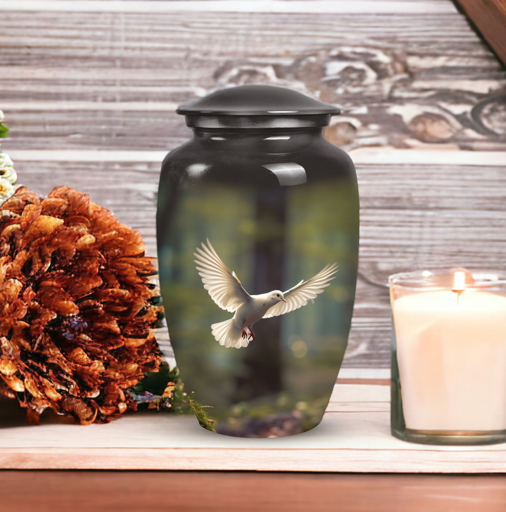 Dove Cremation Urn for Human Ashes - Memorial Urn