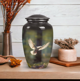 Dove Cremation Urn for Human Ashes - Memorial Urn