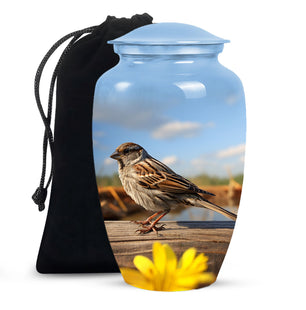 Sparrow Urn