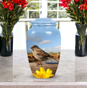 Sparrow Cremation Urn for Human Ashes