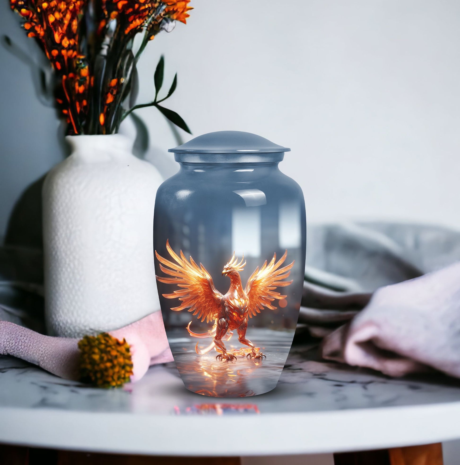 Phoenix Cremation Urn for Human Ashes