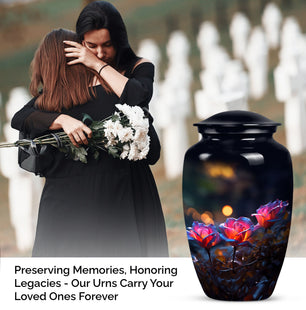 Rose Cremation Urn for Human Ashes