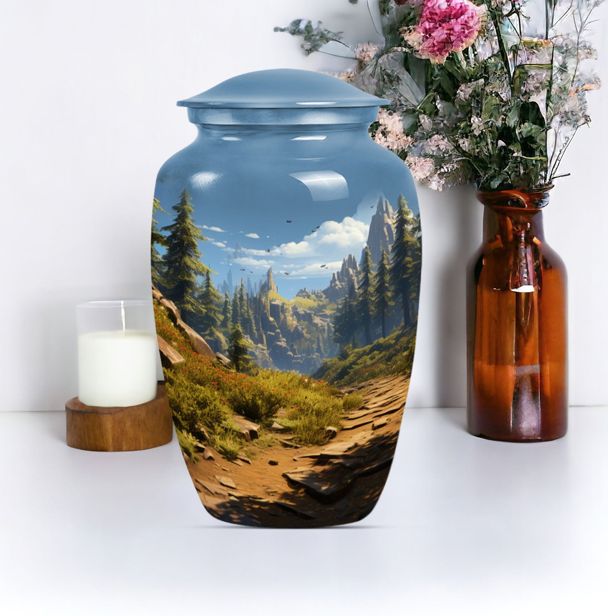 Forest Cremation Urn for Human Ashes