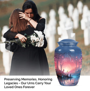 Forest Unique Cremation Urn For Adult Human Ashes