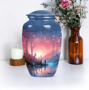 Forest Unique Cremation Urn For Adult Human Ashes