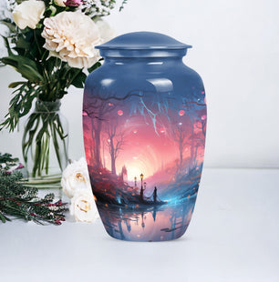 Forest Unique Cremation Urn For Adult Human Ashes