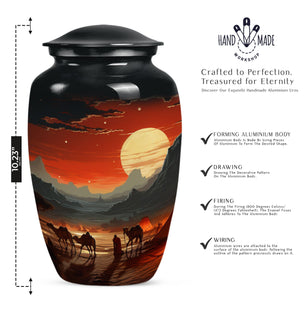 Forest Memorial Cremation Urn For Human Ashes