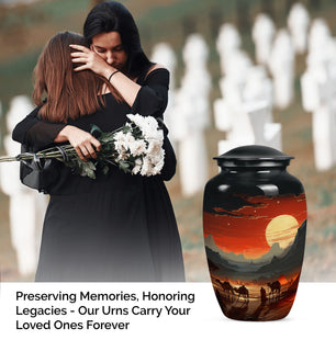 Forest Memorial Cremation Urn For Human Ashes