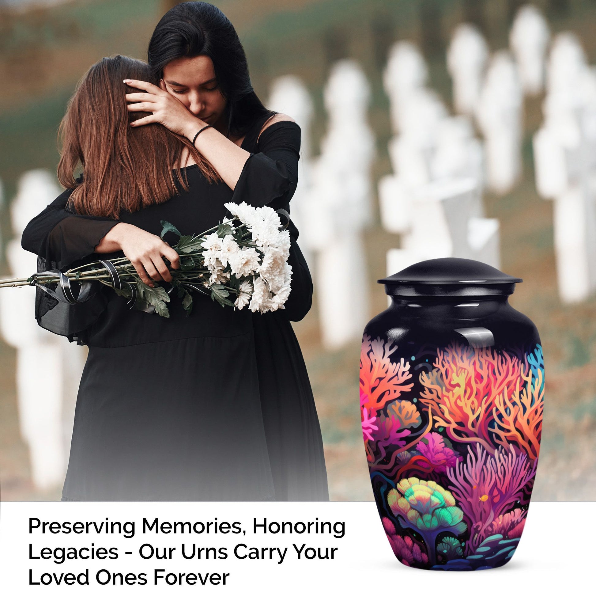 Forest Funeral Cremation Urn for Human Ashes