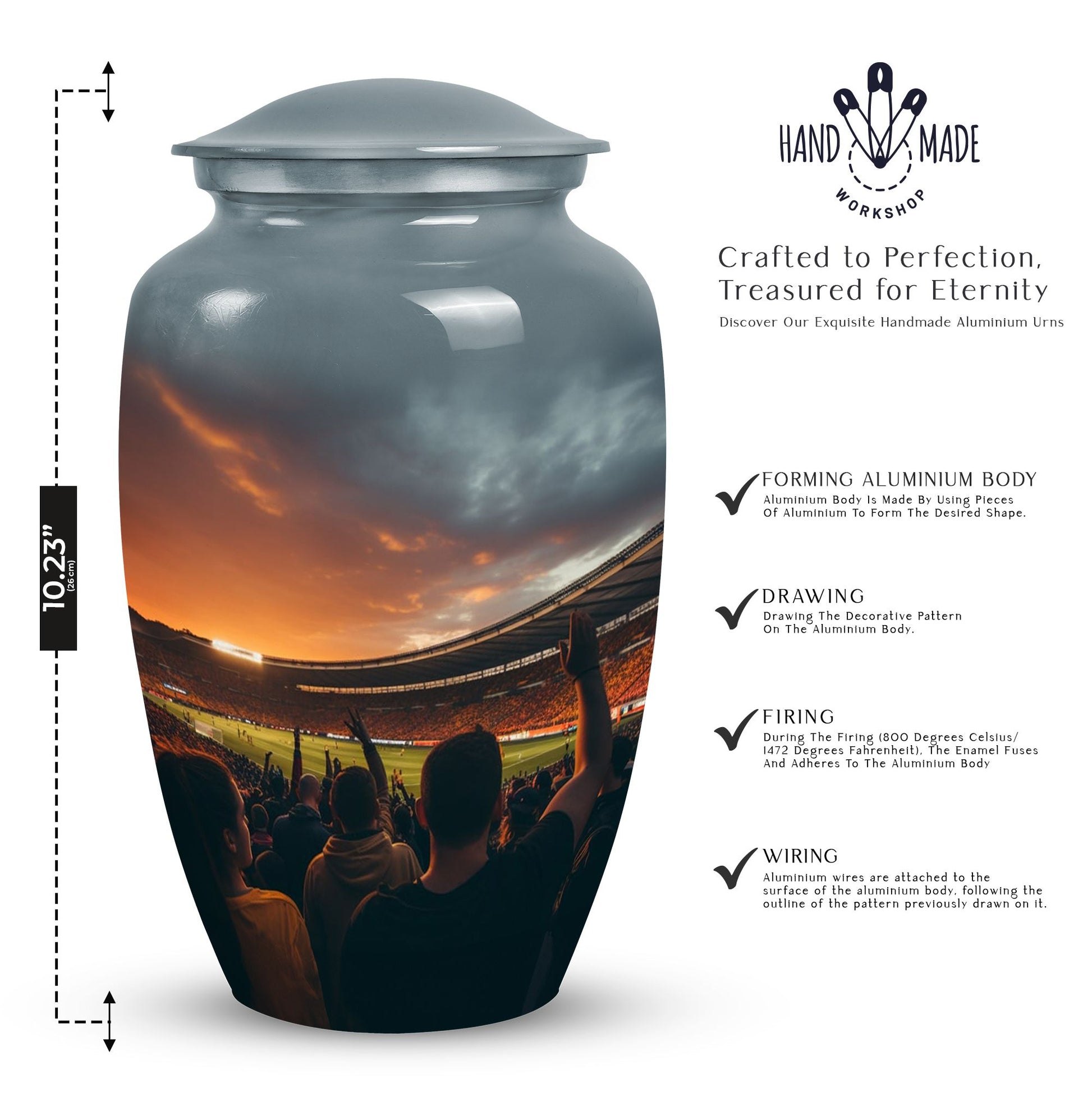 Mountain Nature Urn for Human Ashes