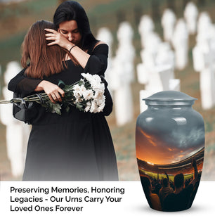 Mountain Nature Urn for Human Ashes