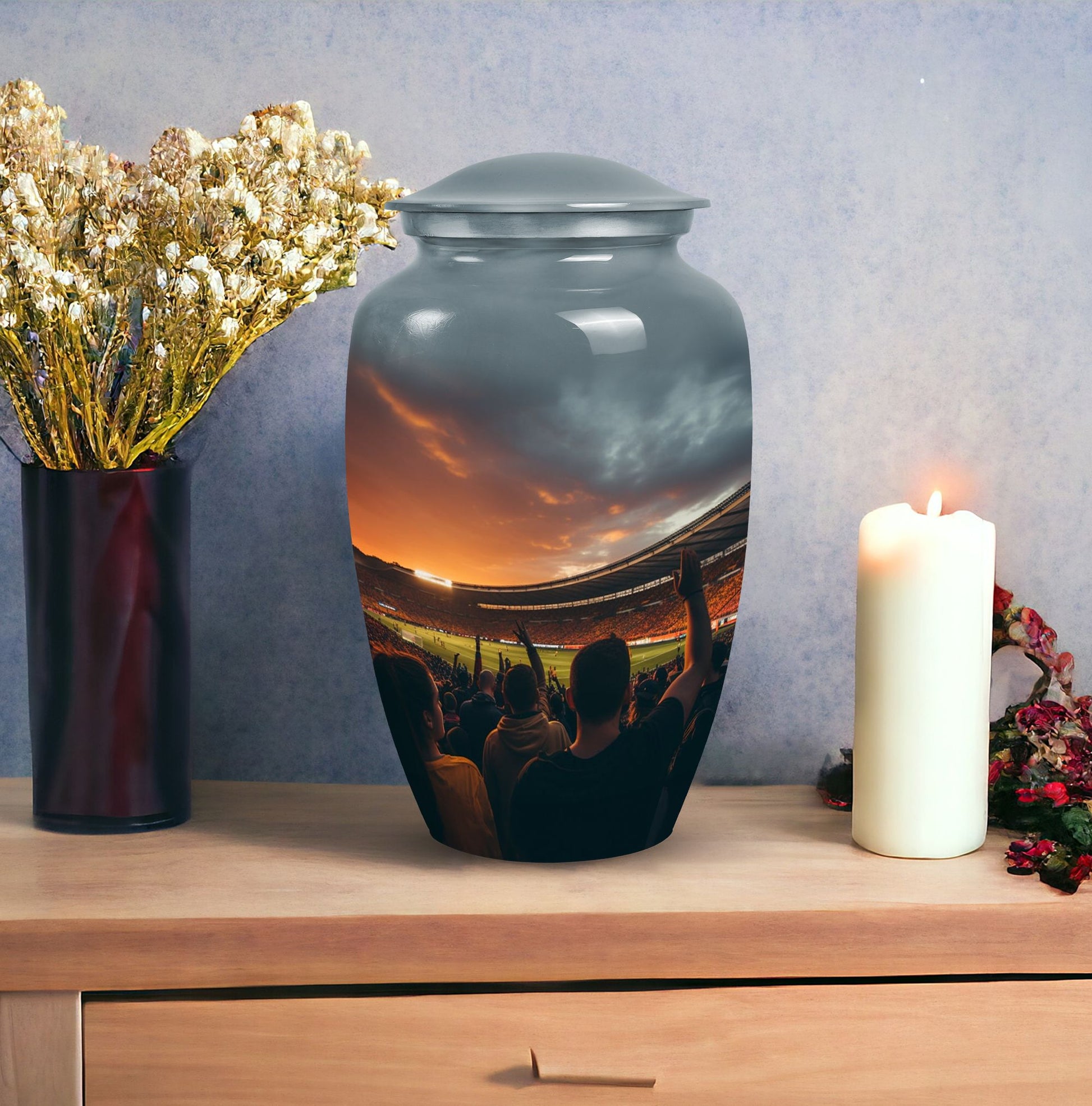 Mountain Nature Urn for Human Ashes