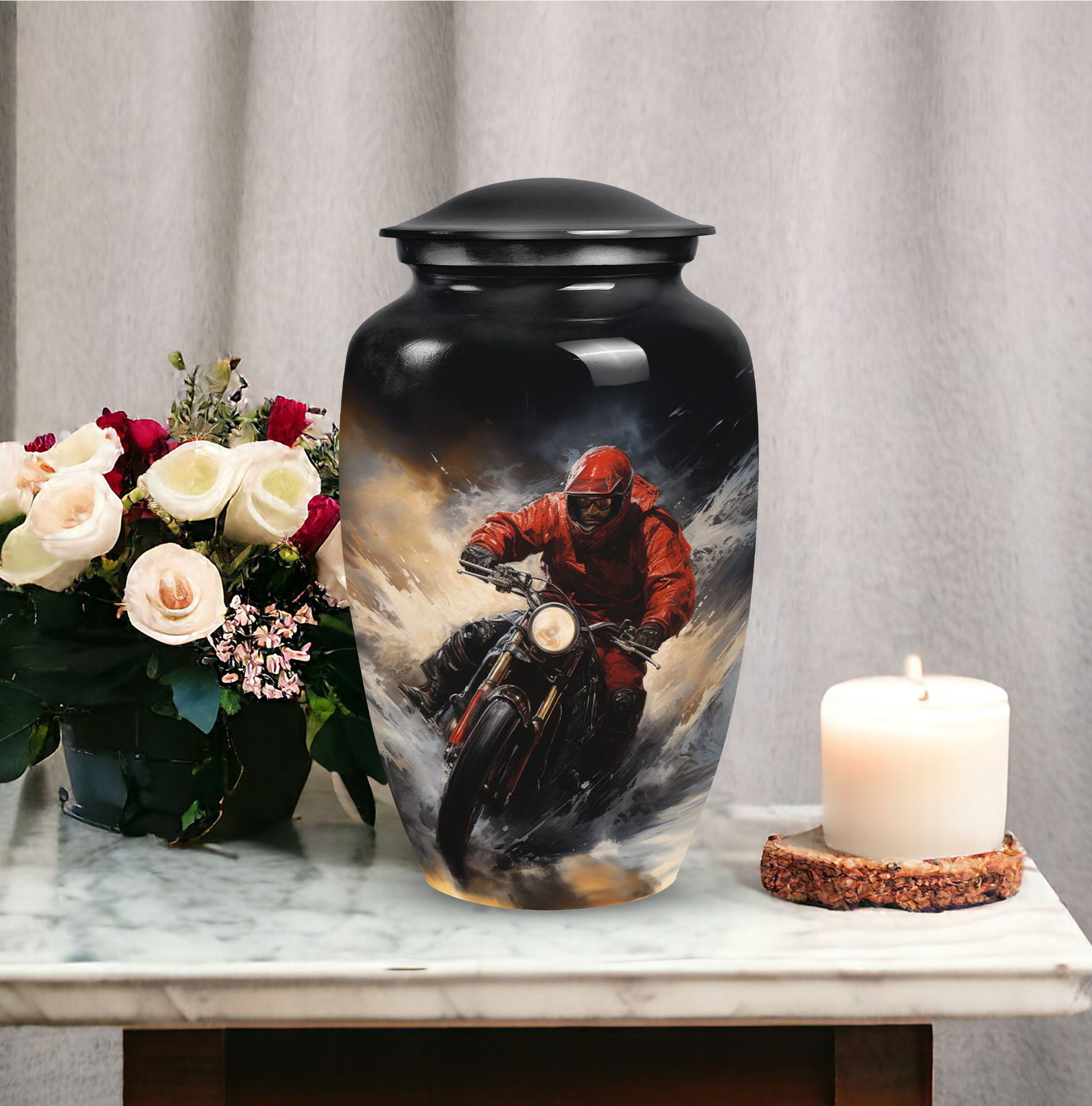 Bike Cremation Urn for Human Ashes