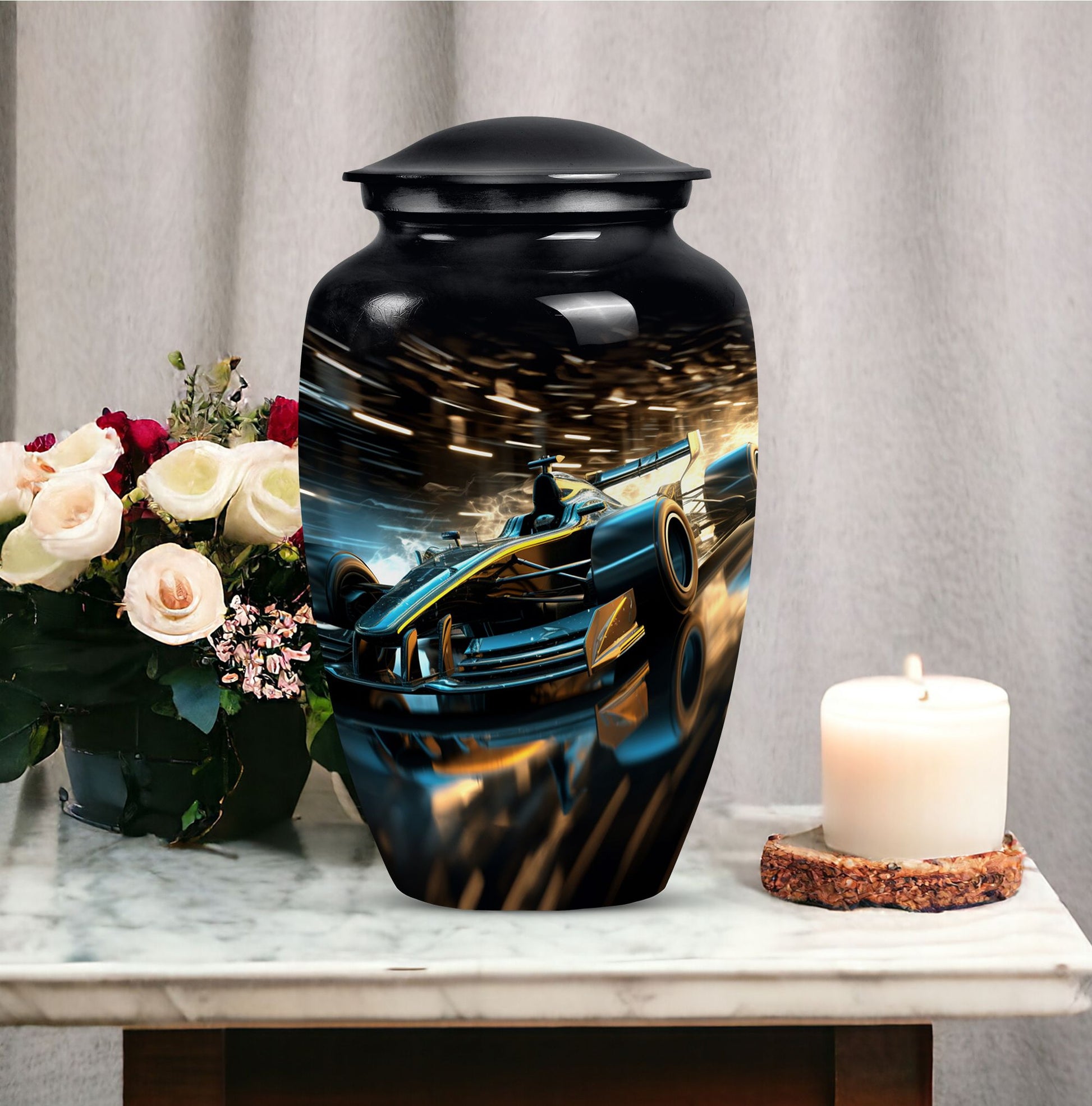 Car Cremation Urn for Human Ashes - Stylish Memorial Urn