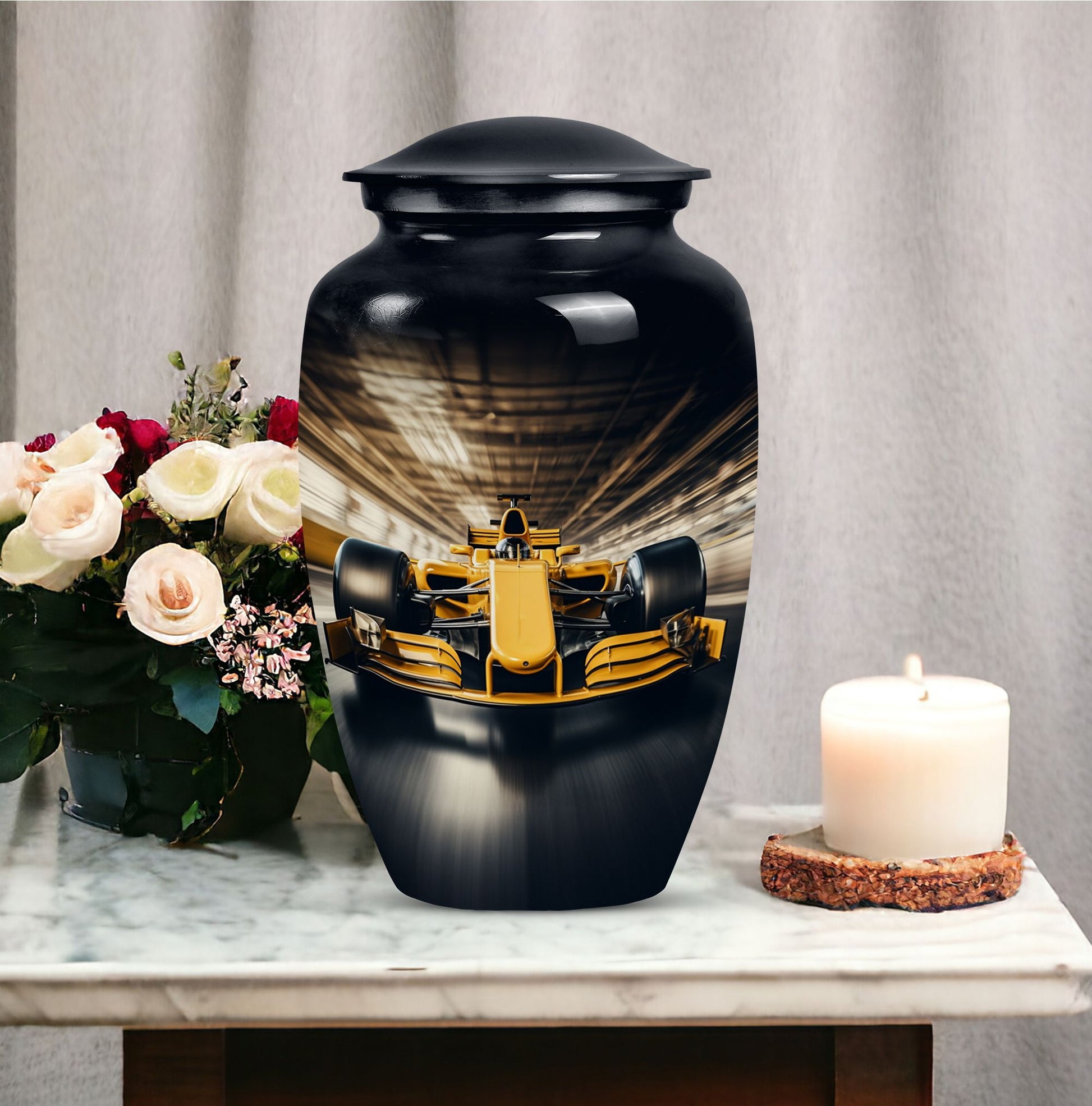 Car Cremation Urn for Human Ashes -  Memorial for Car Enthusiasts