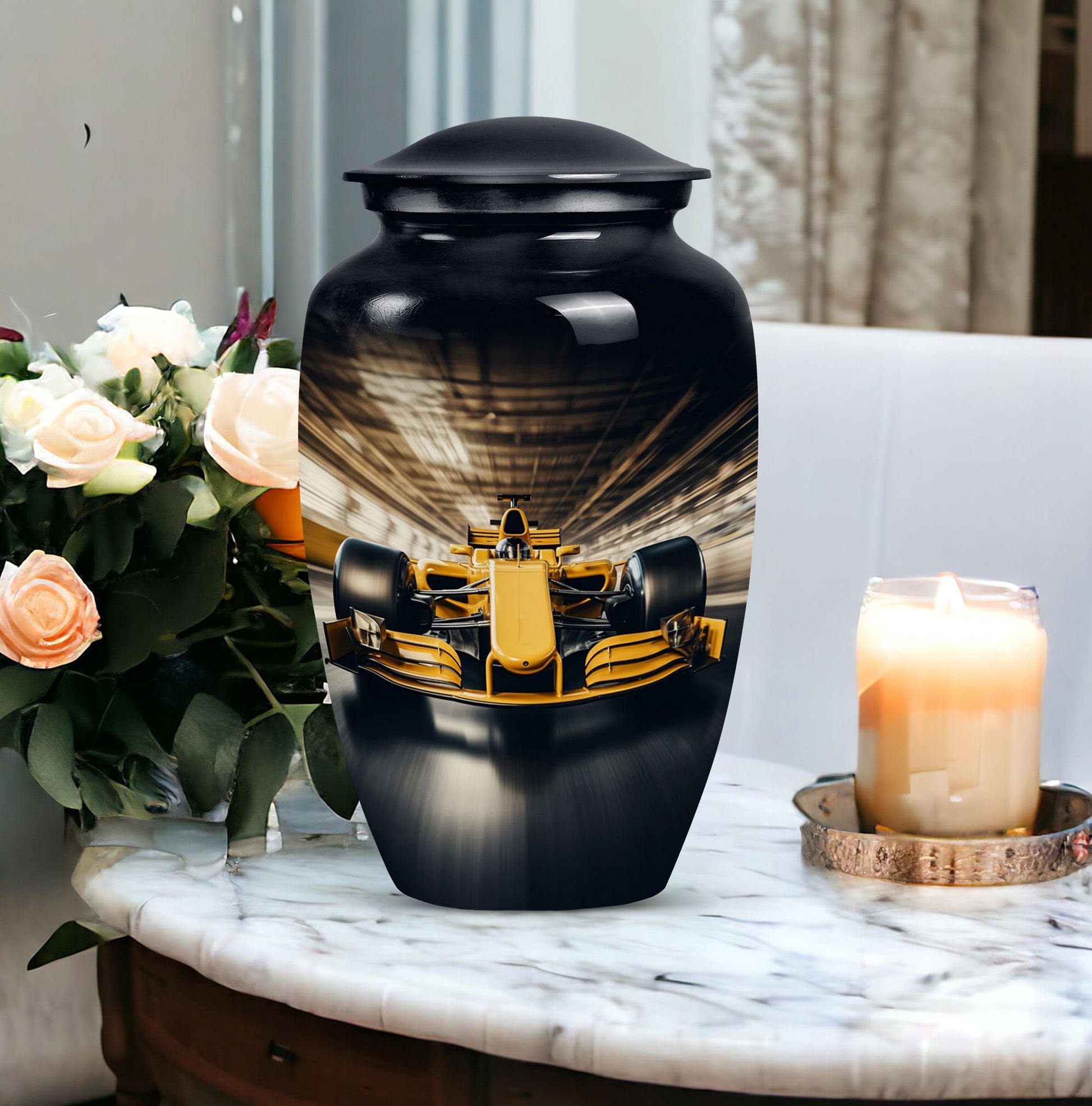 Car Cremation Urn for Human Ashes -  Memorial for Car Enthusiasts