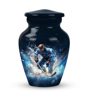 Hockey Player Urn Small