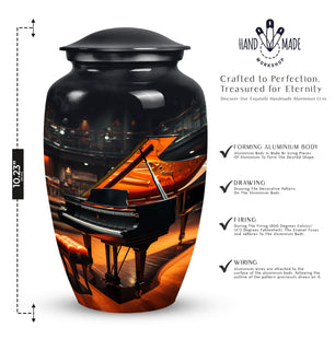 Harmony Music Cremation Urn for Human Ashes