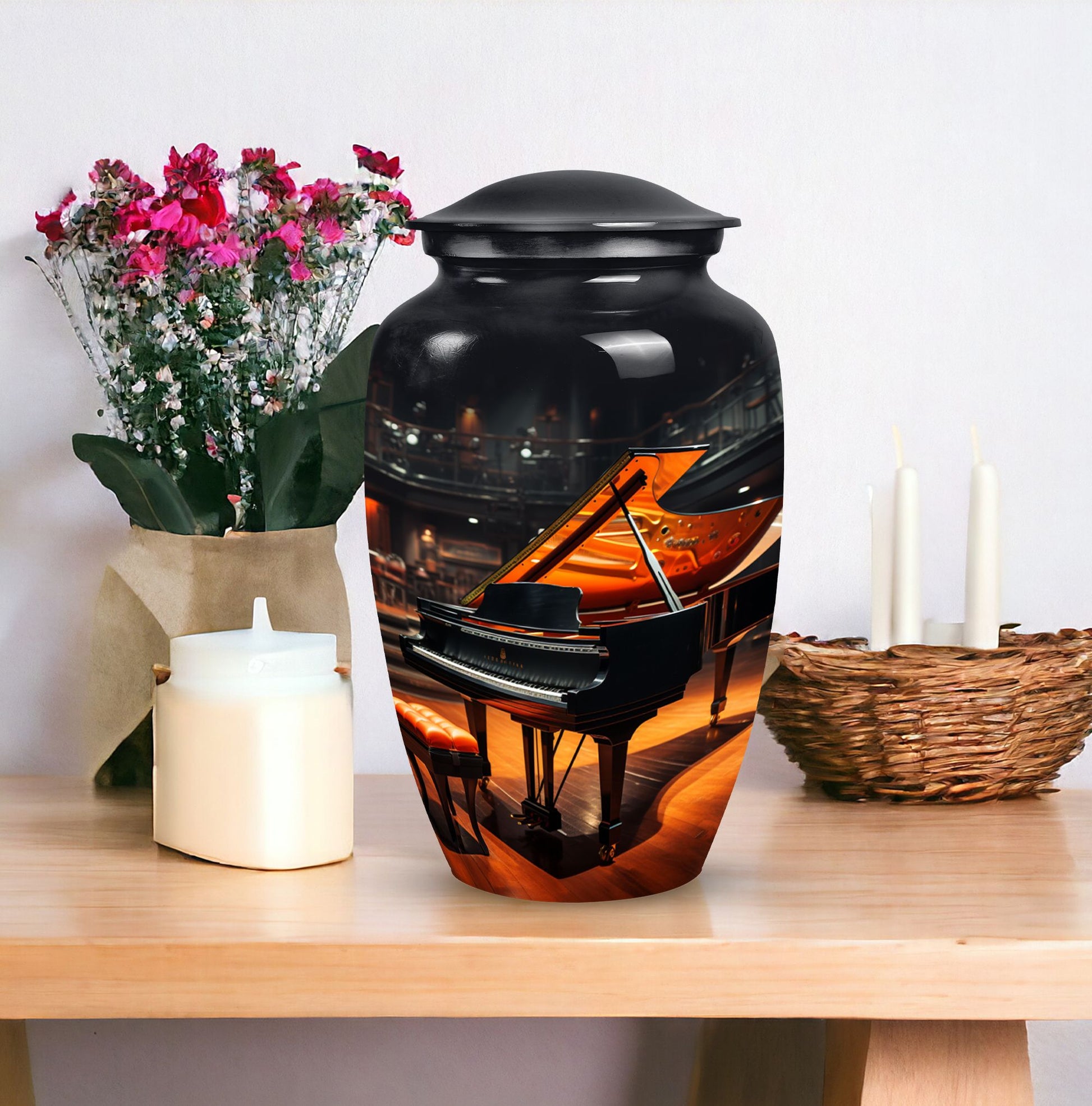 Harmony Music Cremation Urn for Human Ashes