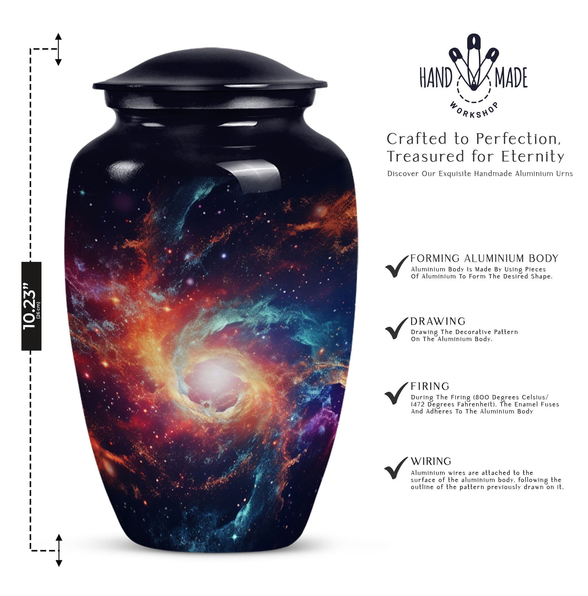 Galaxy Cremation Urn for Human Ashes – A Tribute to Your Loved One