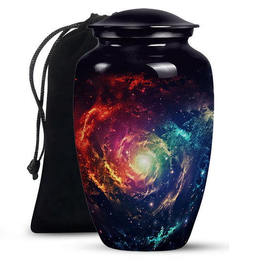 Galaxy Memorial Urn for Adult Human Ashes – Durable Memorial Urns