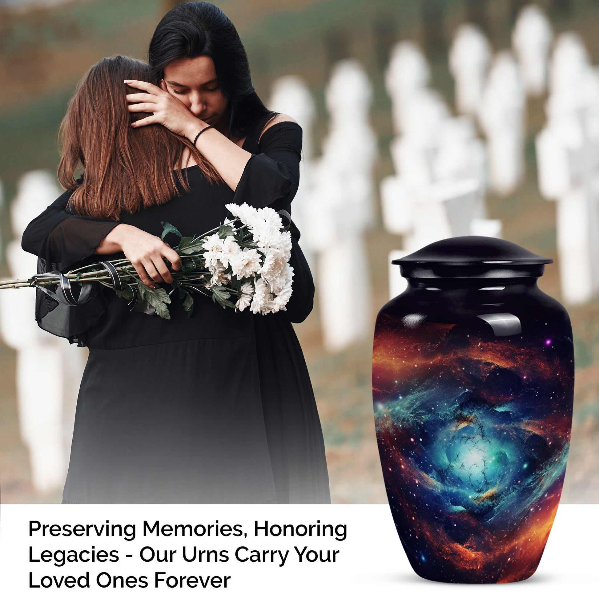 Unique Galaxy Cremation Urn for Ashes – Memorial urns