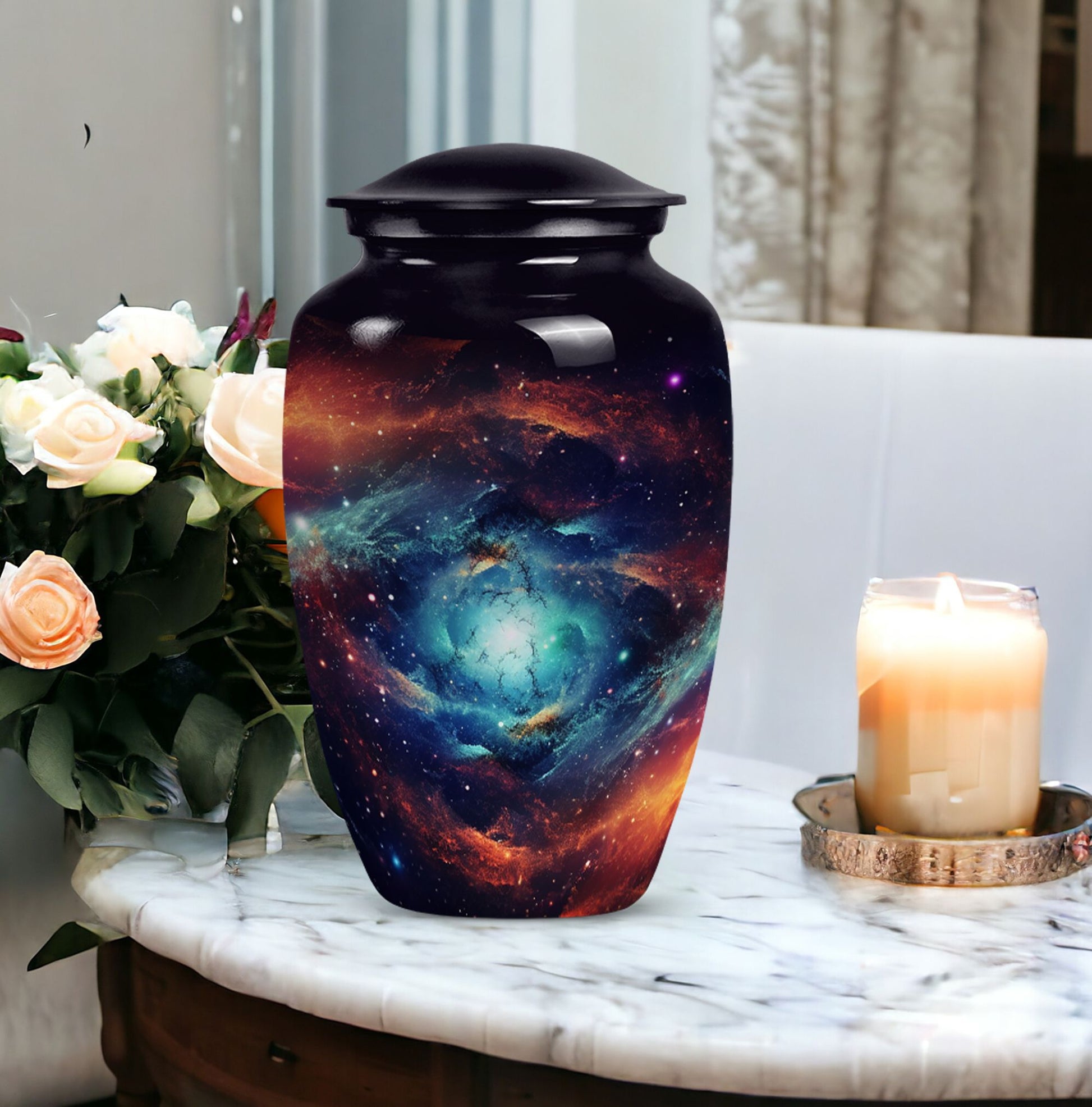 Unique Galaxy Cremation Urn for Ashes – Memorial urns