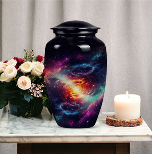 Galaxy Cremation Urn for Adult Human Ashes – Memorial urns