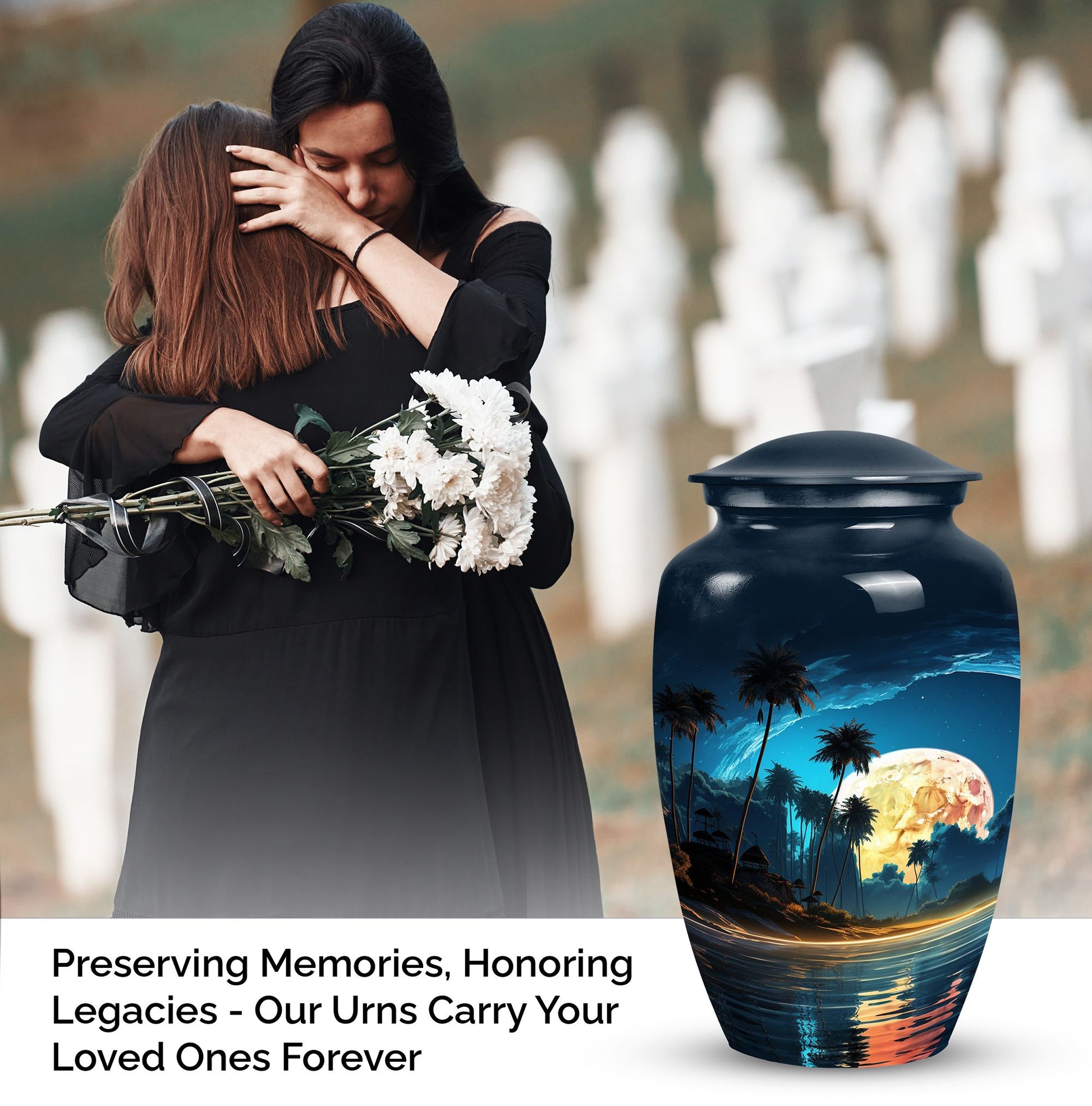 Sunrise Nature Urn for Human Ashes