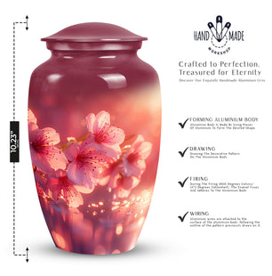 Butterfly Garden Nature Urn for Human Ashes