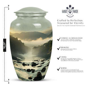 Meadow Flowers Nature Urn for Human Ashes