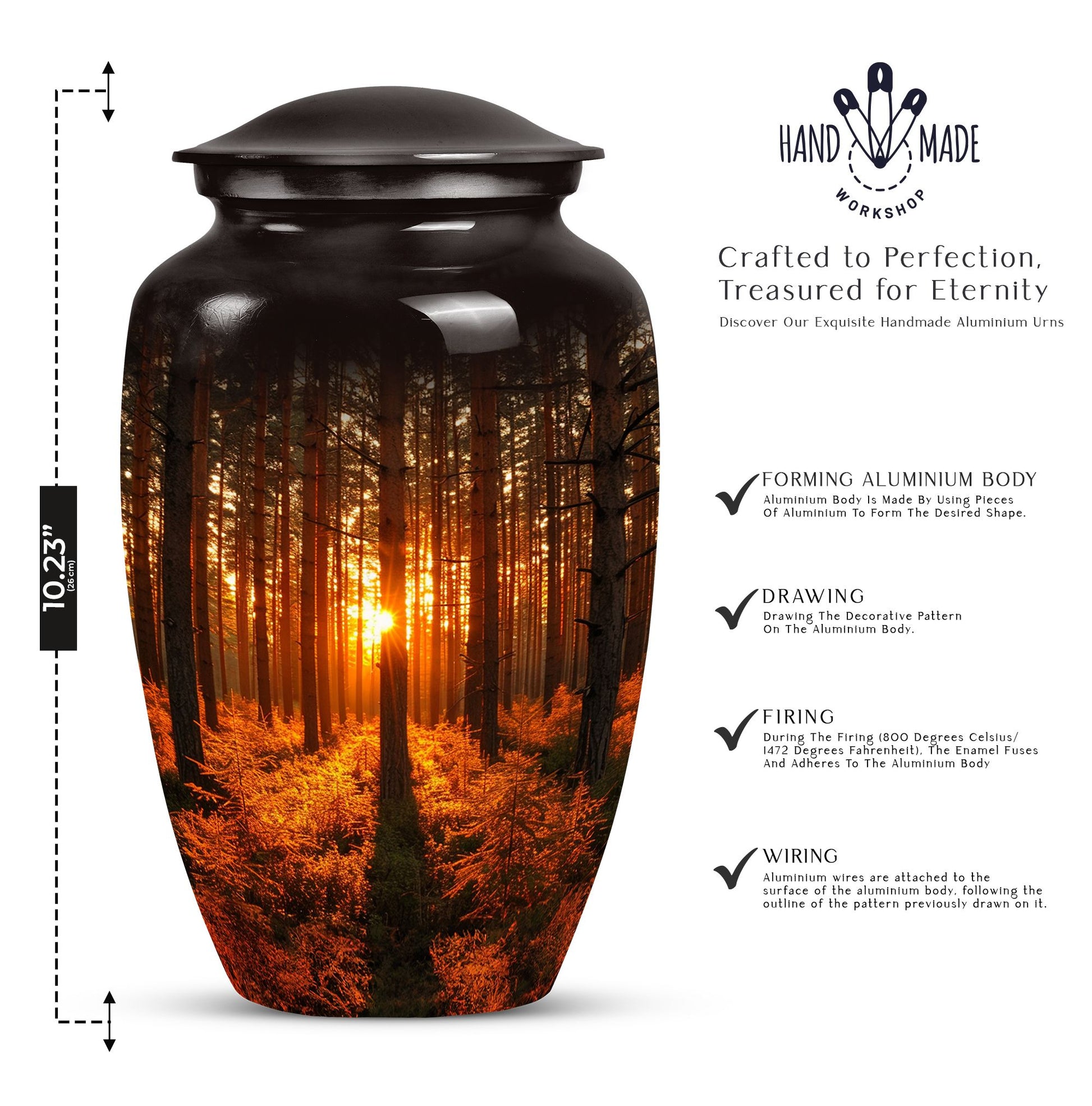 Forest Cremation Container for Adult Human Remains