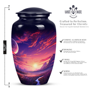 Moon Urn for Cremated Human Remains