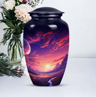 Moon Urn for Cremated Human Remains