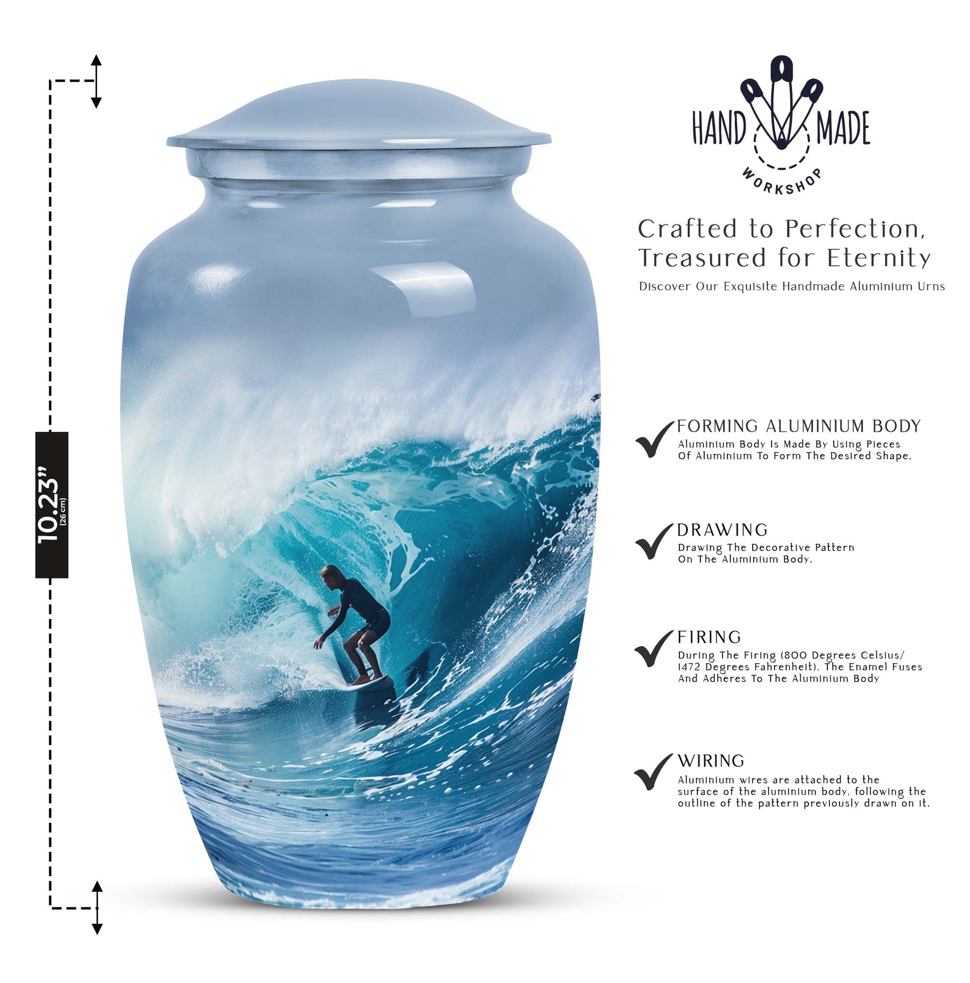 Ocean Cremation Container for Human Ashes