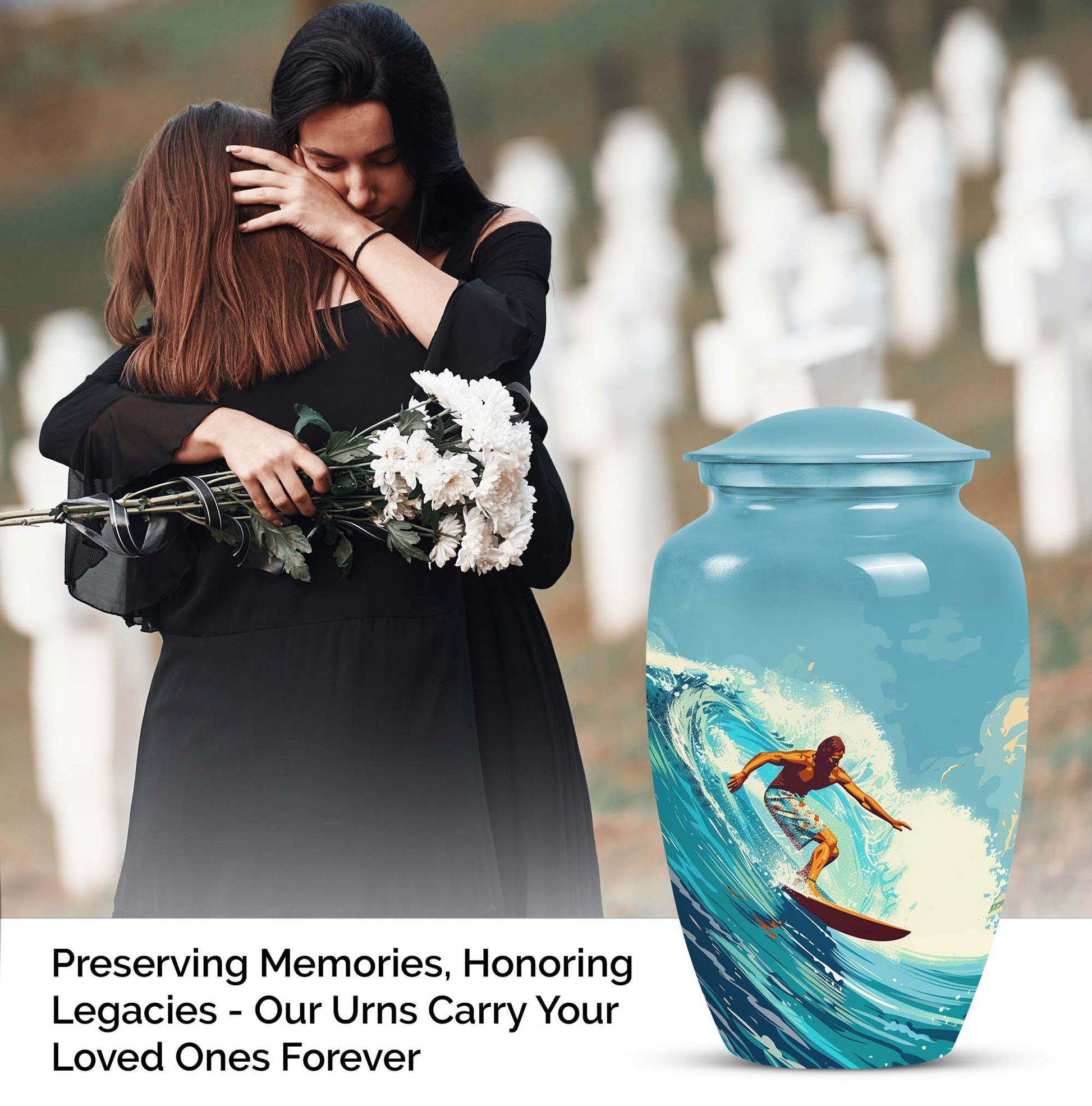 Ocean Cremation Urn for Human Ashes