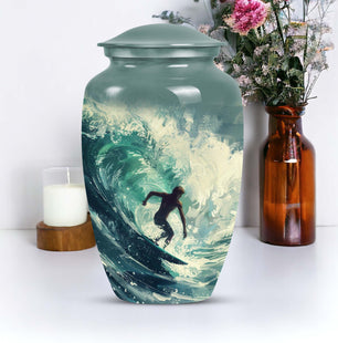 Ocean Breeze Cremation Container for Human Ashes