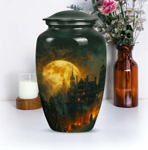 Handcrafted Moon Cremation Urn for Adult Human Ashes