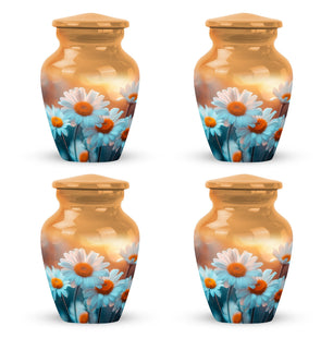 Flower  Small Urn Set of 4 Combo