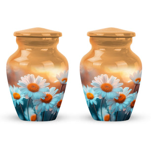 Flower  Small Urn Set of 2 Combo