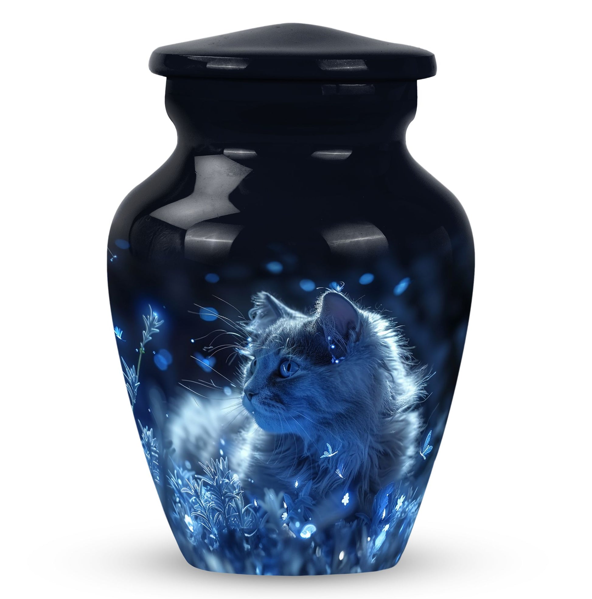 Cat  Small Urn 3 Inch